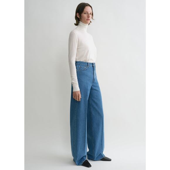 Toteme Denim Wide Leg Jeans - Picture 2 of 3